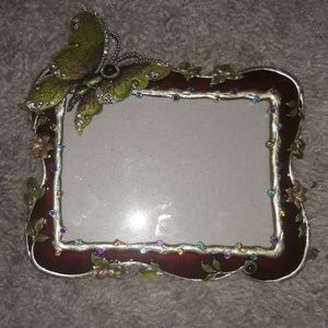 ☠FINAL SALE GORGEOUS BUTTERFLY PICTURE FRAME NWOT☠